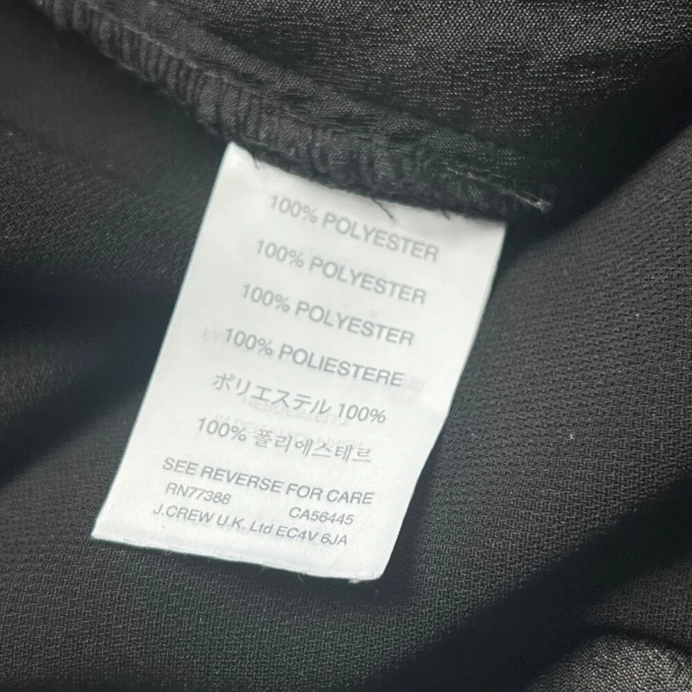 J Crew Joggers Size 8 Sydney Pull On Pants Elastic Waist Black Active Polyester - Picture 5 of 12